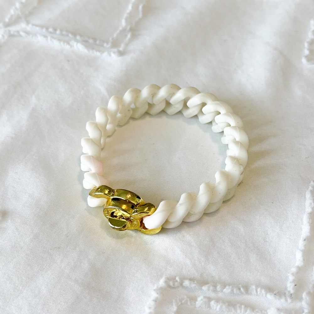 Rustic Cuff White Madison Bracelet